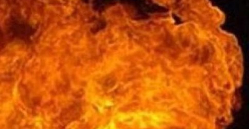 В Авдеевке горели мусор и дом