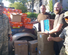 Офицеры группы Cimic Avdeevka доставили помощь гражданским и военным