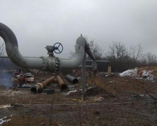 В газопроводе «Очеретино-Авдеевка» зафиксировано  падение давление газа в 5 раз превышающего норму