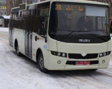 Новый автобус в тестовом режиме  вышел на маршрут в Авдеевке  (ФОТО)