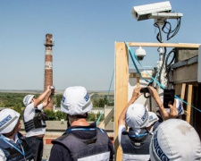 Возле Донецкой фильтровальной станции камера СММ ОБСЕ продолжает фиксировать обстрелы