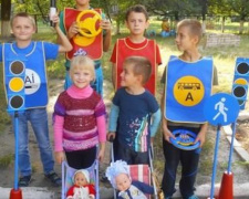 В Авдеевке дети получили «водительские права» (ФОТО)