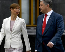 Президент Эстонии посетит освобожденную от боевиков часть Донбасса