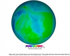 Над Антарктикой закрылась рекордная озоновая дыра