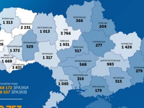 Коронавирус в Украине :статистика на 12 июня