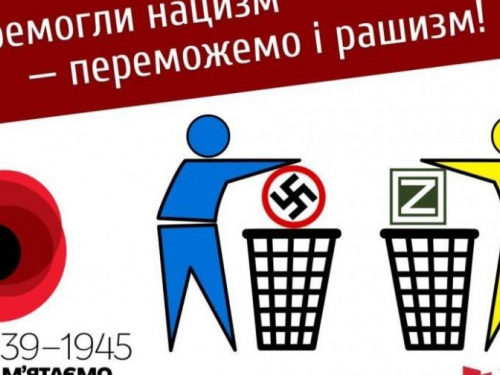 День перемоги над нацизмом у Другій світовій війні Україна відзначатиме під гаслом “Перемогли нацистів - переможемо і рашистів!”