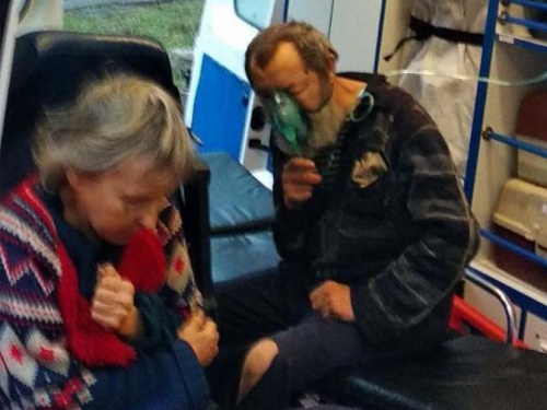 В Новогродовке во время ликвидации пожара пожарные спасли двух человек 