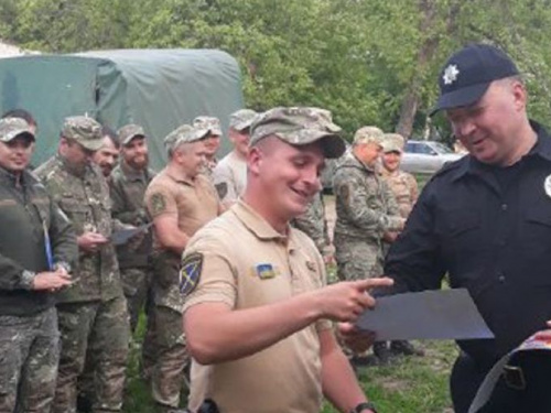 В Авдеевке благодарили полк особого назначения (ФОТО)