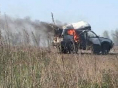 Оккупанты Донбасса расстреляли у Авдеевки автомобиль с гуманитарной помощью