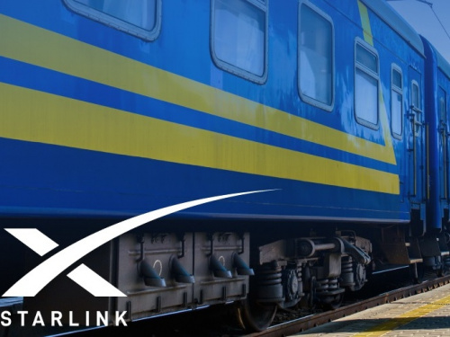 Супутниковий інтернет від Starlink з’явиться у потягах «Укрзалізниці» до кінця 2022 року