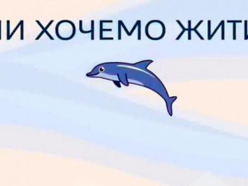 Дети из прифронтовых районов Донбасса присоединились к спасению дельфинов (ВИДЕО)