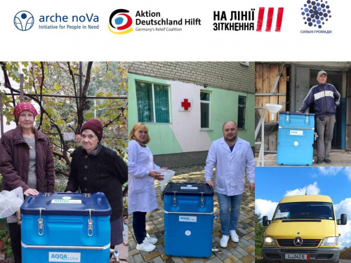 Мешканці Очеретинської громади отримали фільтри для води від міжнародної організації