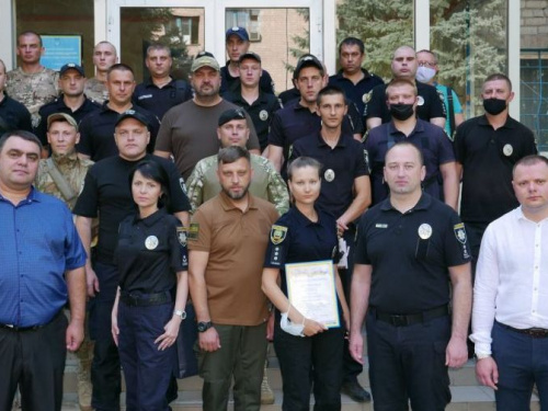 Правоохранителей Авдеевки поздравили с Днем национальной полиции Украины