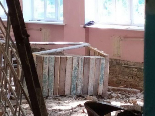 В  Авдеевке ремонтируют школьную столовую (ФОТОФАКТ)
