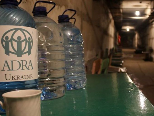 Жителям Авдеевки в первый месяц 2019 года ADRA Ukraine привезла 75 тысяч литров воды