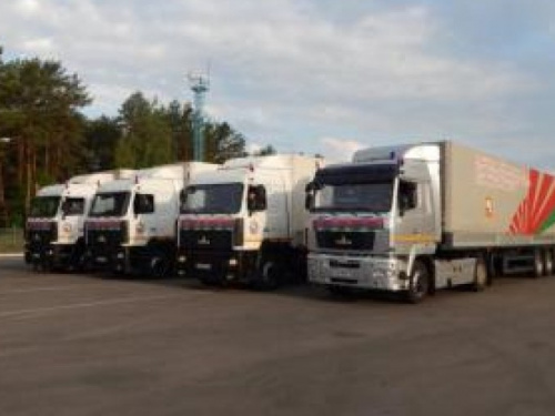 Беларусь отправила для жителей зоны АТО 55 тонн гуманитарного груза