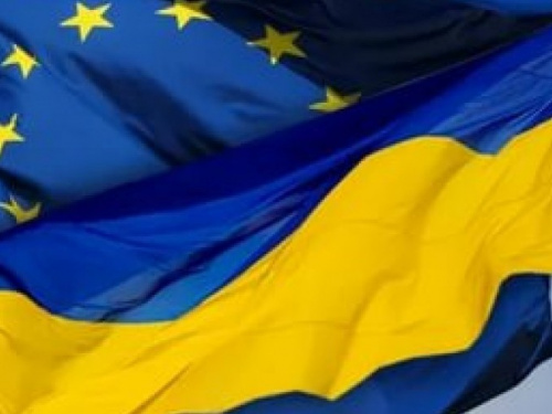 Над зданием Авдеевской военно-гражданской администрации поднят флаг ЕС