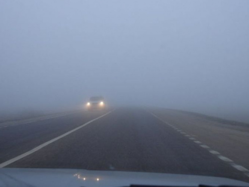 Полиция предупредила водителей о сильном тумане на дорогах Донетчины