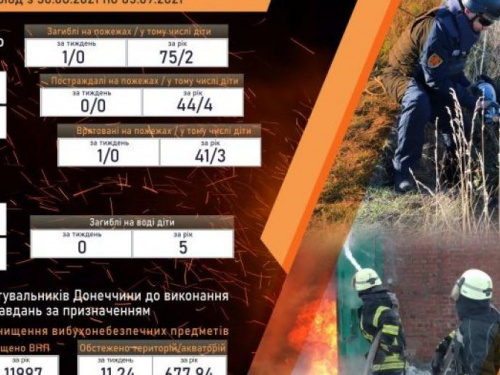 В Донецкой области на прошлой неделе произошло 106 пожаров