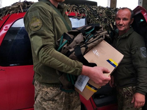 Представители Cimic Avdeevka развезли военным помощь от волонтеров