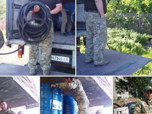 Представители Cimic Avdeevka привезли воду в прифронтовую зону (ФОТО)