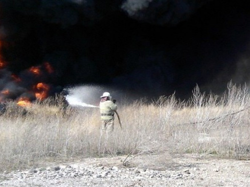 В Авдеевке произошел крупный пожар (ФОТО)