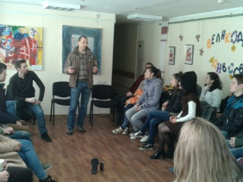 В Народном музее истории Авдеевки состоялась  встреча авдеевской молодежи с журналистами