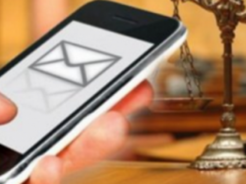 В судах Украины введена отправка повесток в виде SMS