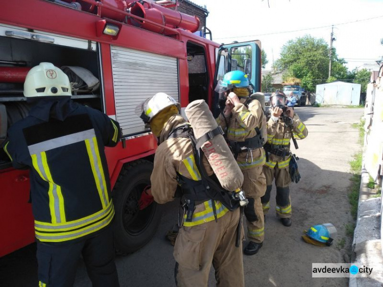 В Авдеевке прошла эвакуация (ФОТО)