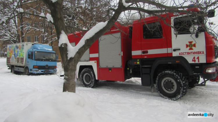 Снежный плен: новые случаи спасения на Донетчине (ФОТО)