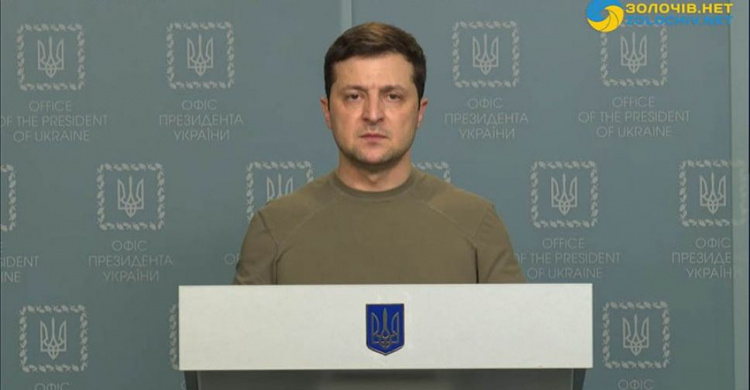 Звернення Президента України у третій день війни: "Ми вистояли й успішно відбиваємо атаки ворога"