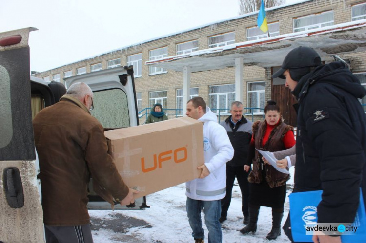 В Красногоровку доставили обогреватели (ФОТО)