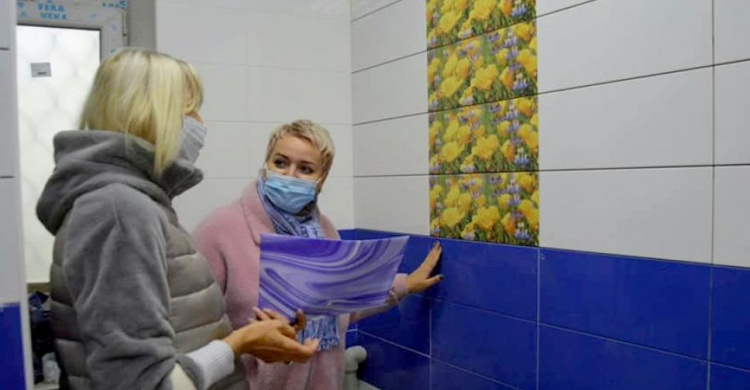 В Авдеевской больнице полным ходом идет ремонт лаборатории (ФОТОФАКТ)
