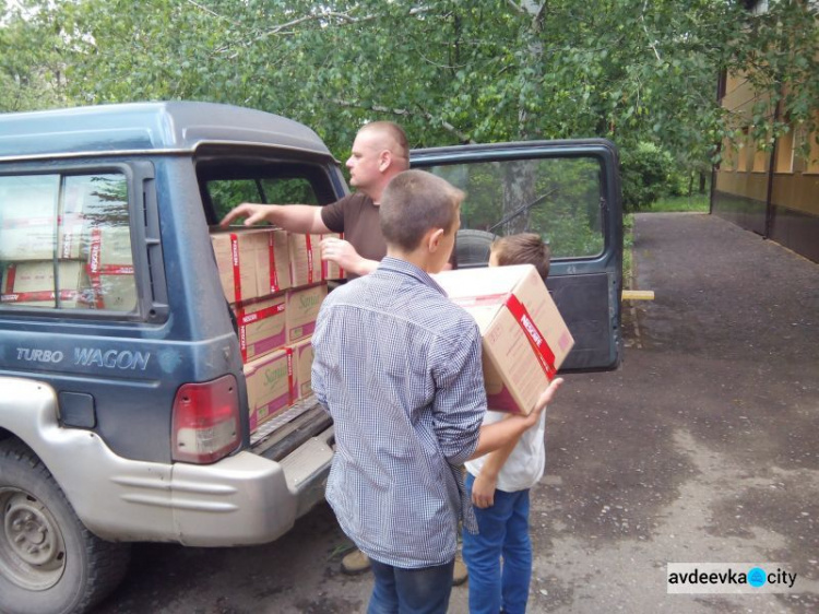 Представители Cimic Avdeevka посетили детей и помогли вернуть газ (ФОТО)