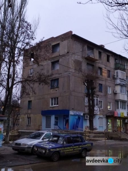 В Авдеевке скандал на стройке повреждённого дома (ФОТО)