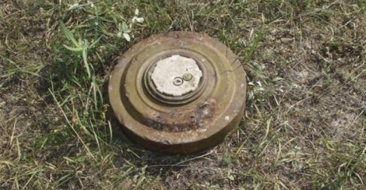 Пенсионер нашел в Авдеевке противотанковую мину