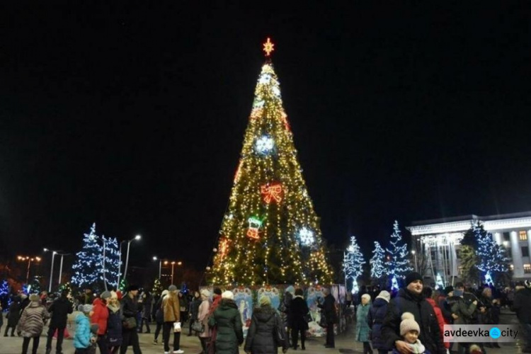 Новогодняя елка из Краматорска заняла 3-е место на всеукраинском конкурсе
