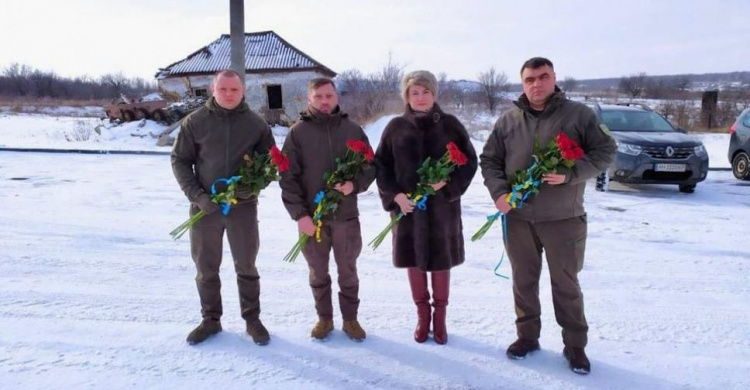 До Дня Соборності України в Авдіївці вшанували загиблих захисників Вітчизни