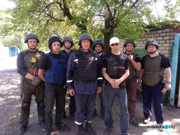 Операция «Восстановление»: спасатели работали на трех улицах Авдеевки