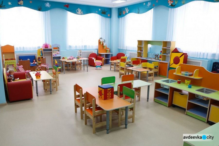 В Донецкой области возобновили работу половина детских садов