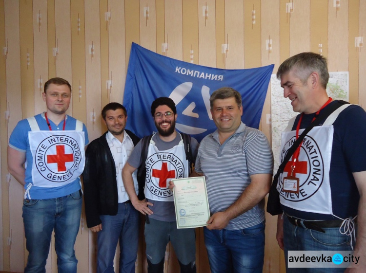 Красный Крест передал для Авдеевки дизель-генератор, который обеспечит подачу воды  при отсутствии электроснабжения (ФОТО) 