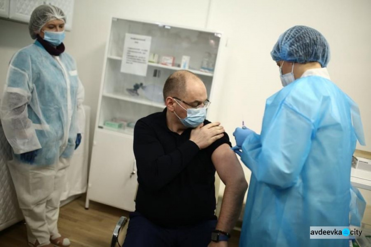 Міністр охорони здоров’я Максим Степанов вакцинувався проти COVID19