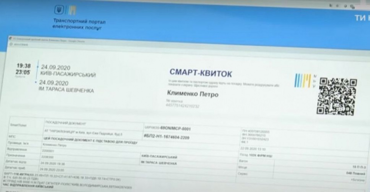 В Украине представили е-билет для всех видов транспорта