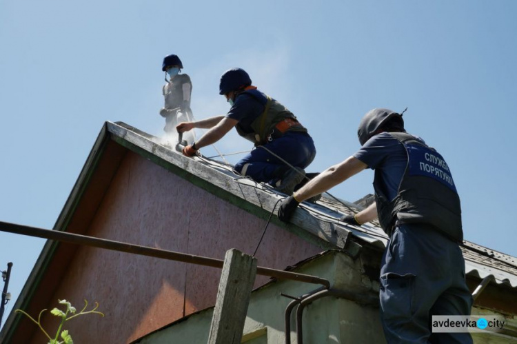 Спасатели восстановили более 900 домов в прифронтовых населенных пунктах Донецкой области