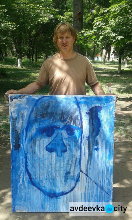 «Искусство спасёт» - в Авдеевке состоялся совместный творческий проект с немецким художником Аланом Майером (ФОТО)