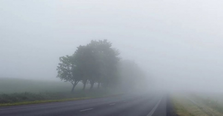 В Украине объявлен первый уровень опасности из-за тумана