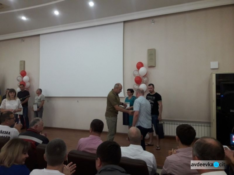 Работники Авдеевского коксохима принимали поздравления (ФОТО)