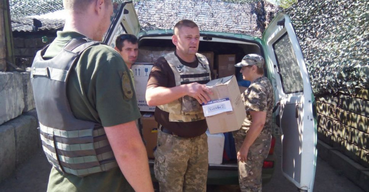 Представители Cimic Avdeevka и известная волонтер привезли военным много полезного (ФОТО)