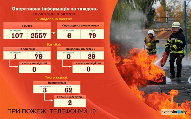 Жара и халатность привели к свыше 100 пожарам в Донецкой области за неделю
