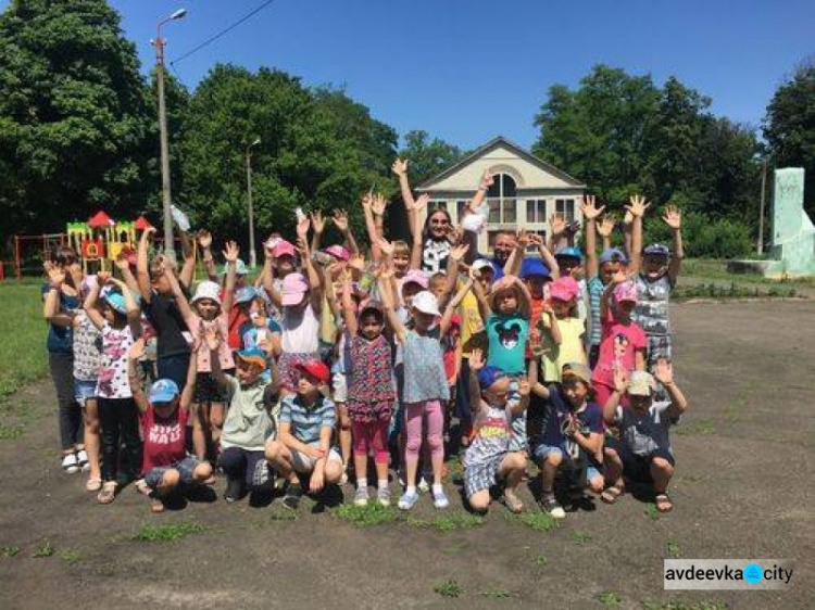 Для детей Авдеевки провели ряд спортивных мероприятий (ФОТО)
